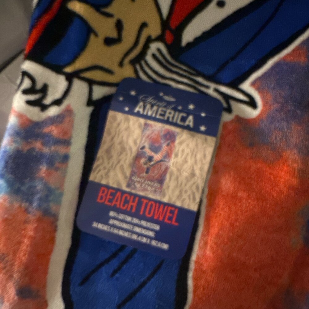 Patriotic Beach Towel – Uncle Sam Edition